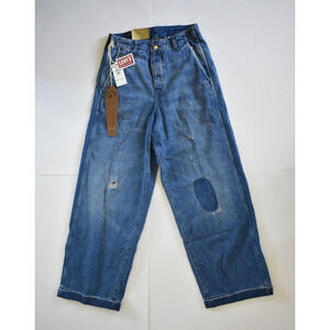 Levis Vintage Clothing 1920s Balloon Jeans Med Blue Mens Size 27 $278 New Rare